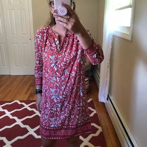 Loft 3/4 sleeve shift dress
